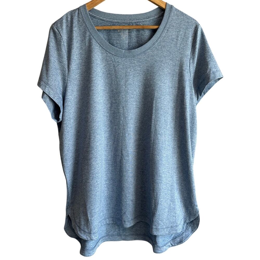 Athleta Uptempo Performance Tee Blue 980675 XL